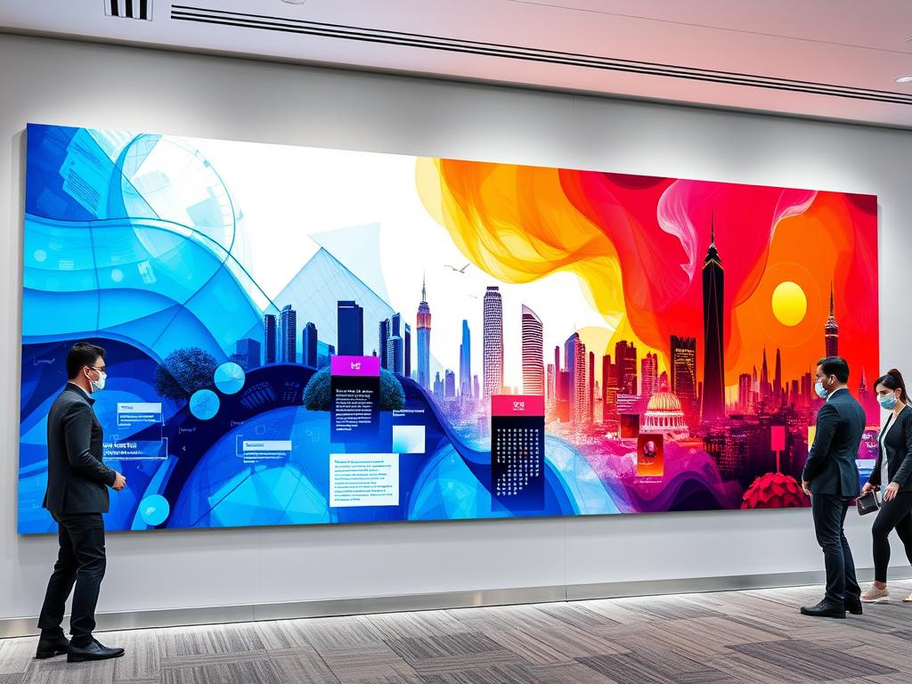 Impresiones de gran formato ideales para eventos, ferias y decoración de espacios comerciales Impresiones de gran formato ideales para eventos, ferias y decoración de espacios comerciales